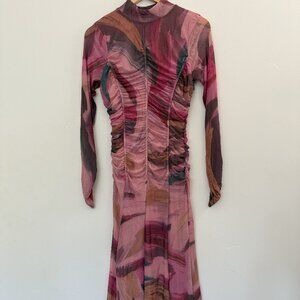 ✨ Anthropologie Multicolor Bodycon Dress – Size Small